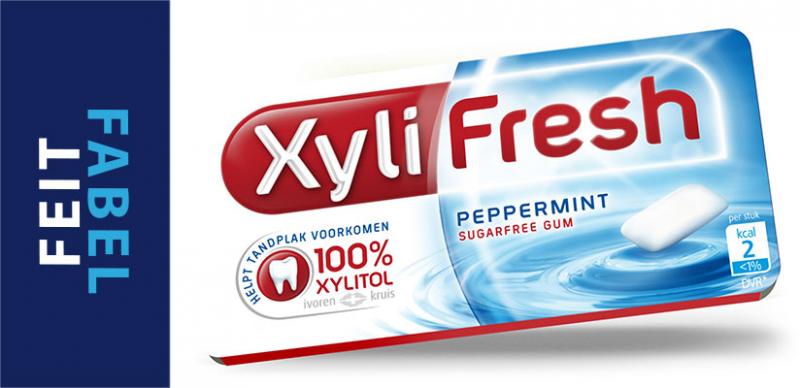Xylitol in kauwgom is goed voor je tanden