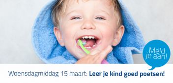 Gratis workshop 'Leer je kind goed poetsen'